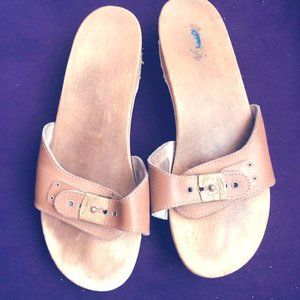 Dr. Scholl's Original Sandals Tan Sz 9